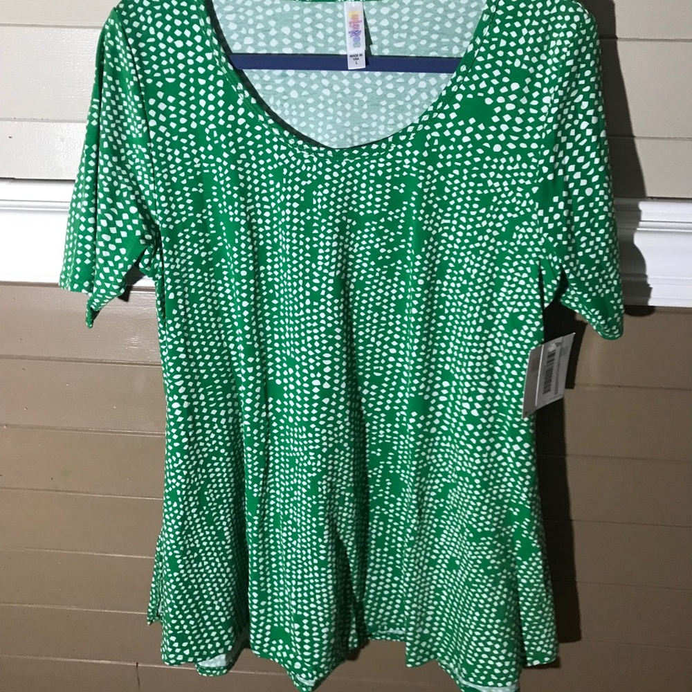 Lularoe perfect tee, size Large, NEW WITH TAGS